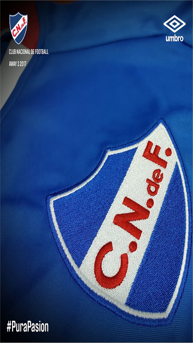 Club Nacional de Football Uruguayan football club, silk texture, logo,  emblem, HD wallpaper