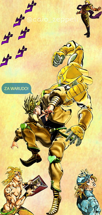 dio brando (jojo no kimyou na bouken and 1 more) drawn by ruushii