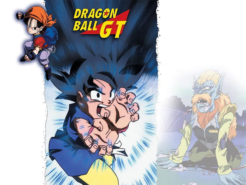 Kid Goku, anime, pan, dragonball gt, HD wallpaper
