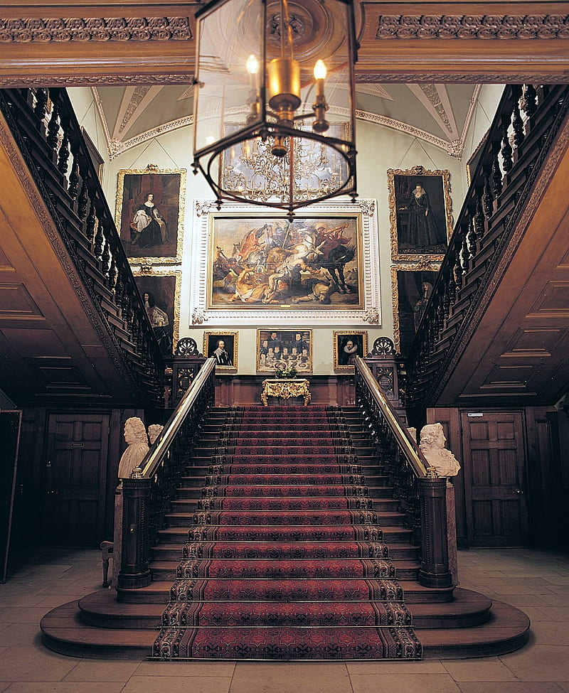 Grand staircase, luxury, opera, HD phone wallpaper