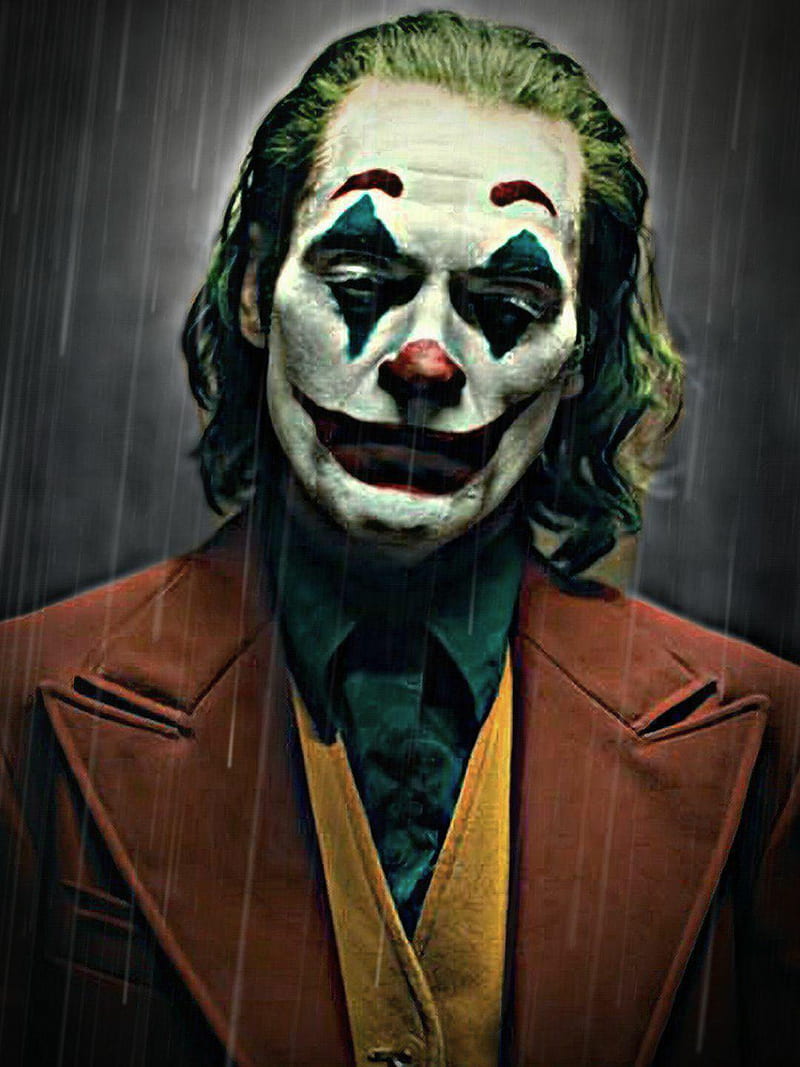 Joker in the rain, dccu, joaquinphoenix, joker2019, HD phone ...