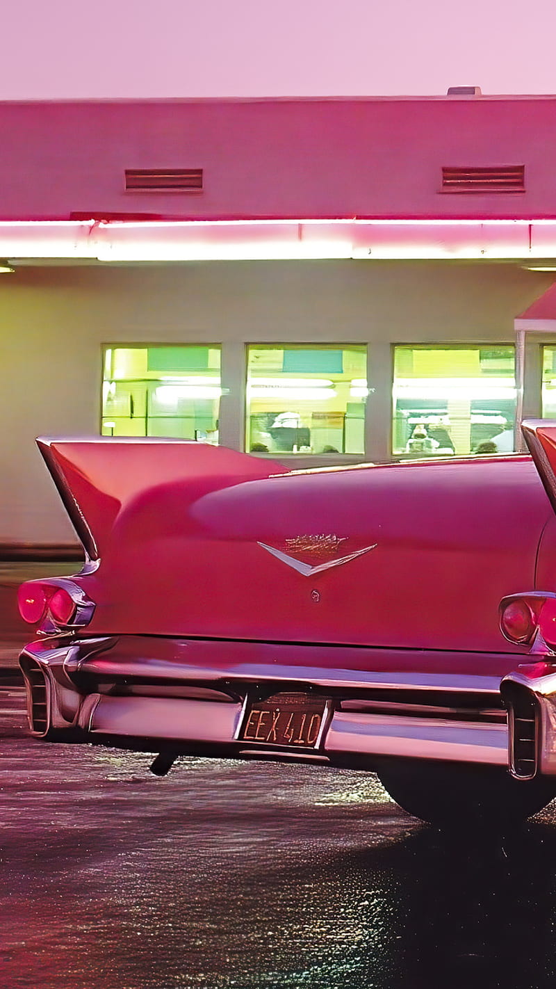 1958 Cadillac, car, carros, old, oldtimer, HD phone wallpaper
