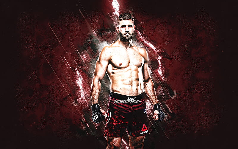 Jiri Prochazka, MMA, UFC, Czech fighter, burgundy stone background, Jiri Prochazka art, Ultimate Fighting Championship, HD wallpaper