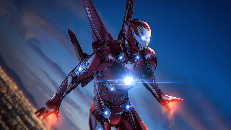 Iron Man Artwork New 2020, iron-man, superheroes, behance, artwork, digital-art, HD wallpaper