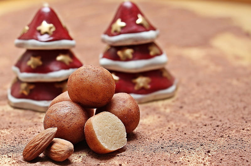 Christmas Sweets, Christmas, Marzipan, Advent, Delicious, Sweets, HD wallpaper
