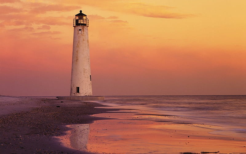 Florida - Gulf St George Lighthouse, HD wallpaper