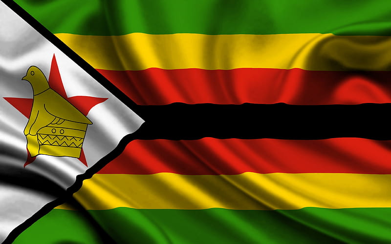 Zimbabwe, Zimbabwean flag, national symbols Zimbabwe, Africa, HD wallpaper