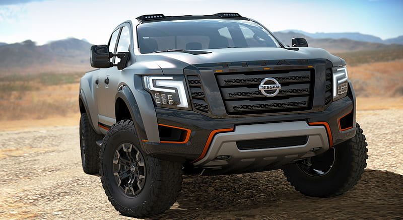 2016 Nissan TITAN Warrior Concept - Front , car, HD wallpaper