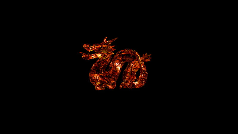 Dragon 3D, dragon, 3d, HD wallpaper