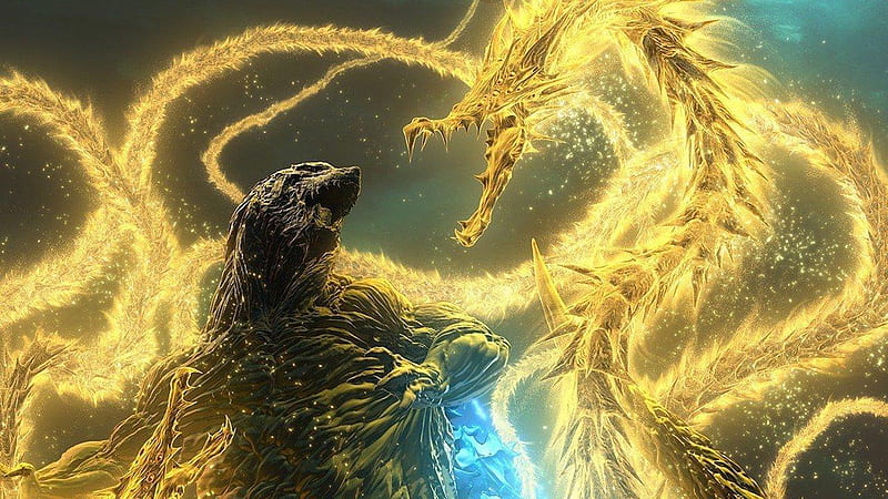 Download Godzilla Earth unleashing its fury Wallpaper