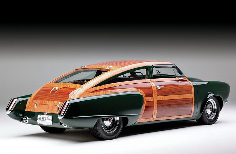 1951-Studebaker-Woodie, Classic, Wood, 1951, Green, HD wallpaper