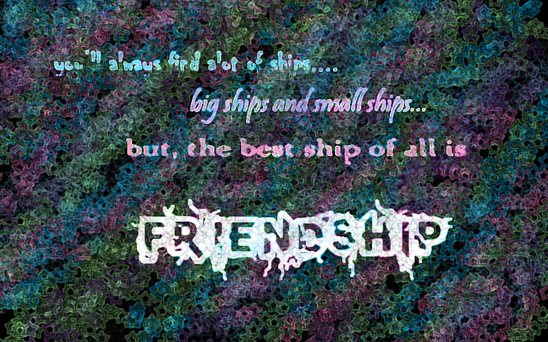 the best && biggest ship, ships, biggest ship, friendship, the best ship, love, the best ship and the biggest ship, HD wallpaper