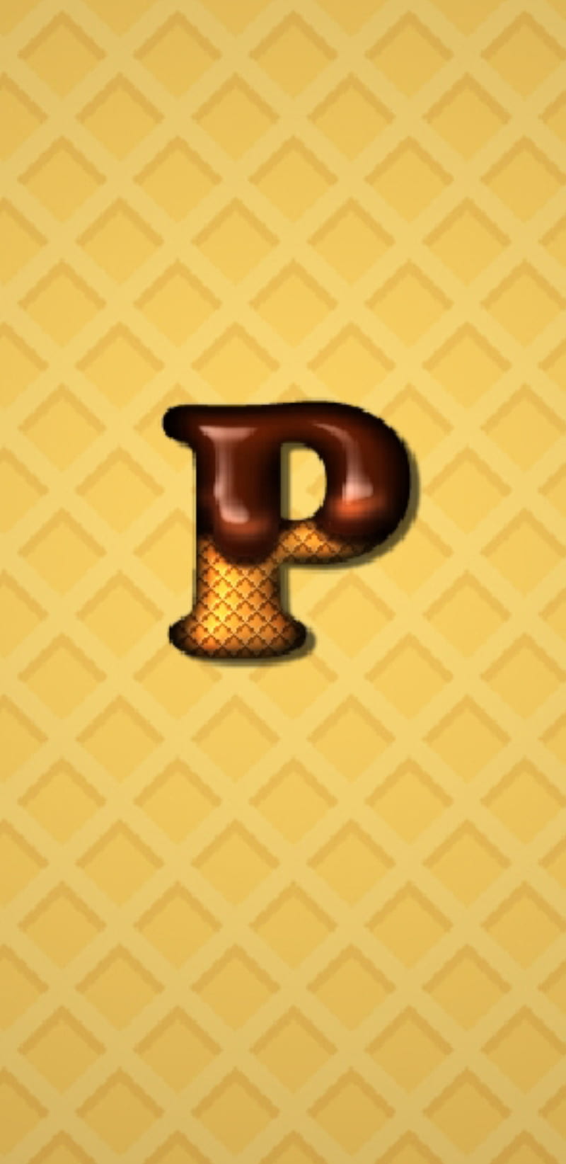 P letter, waffel, letters, chocolat, letter, alphabets, alphabet, HD phone wallpaper