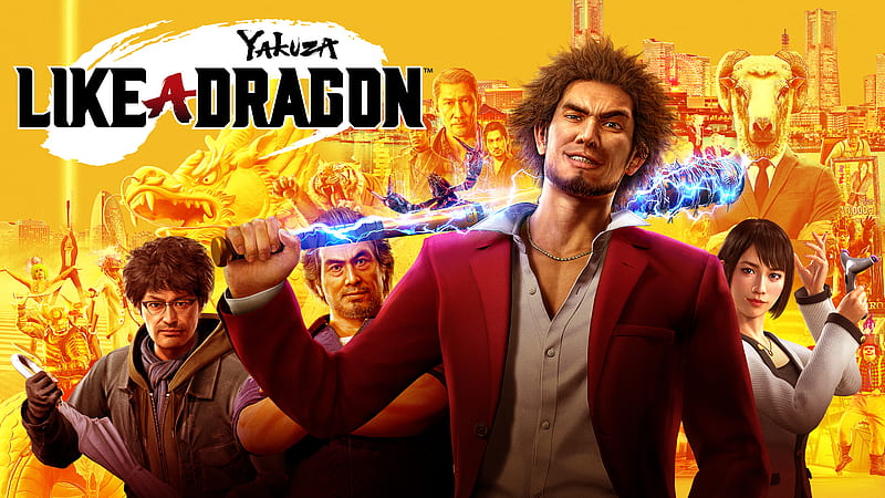 Yakuza Like a Dragon Poster, HD wallpaper