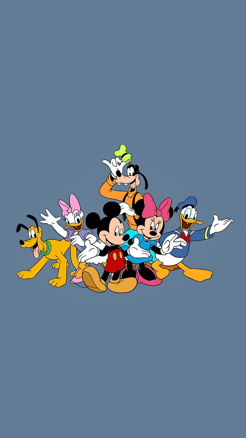 Aekkalisa on Mickey And Friends BG. Disney characters , Cartoon iphone, Disney, HD phone wallpaper