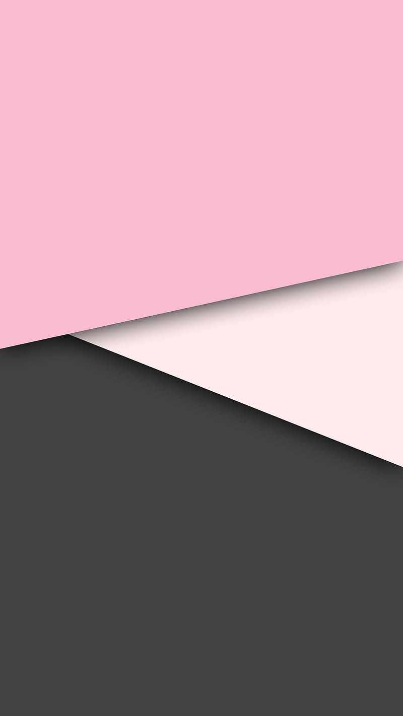 Pink Flat Material, elegant, light pink, minimal, simple, HD phone wallpaper