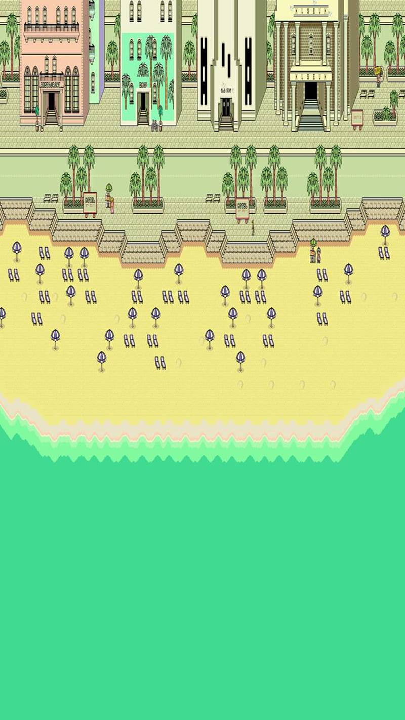 Earthbound Summers Beach Mother 2 Hd Mobile Wallpaper Peakpx