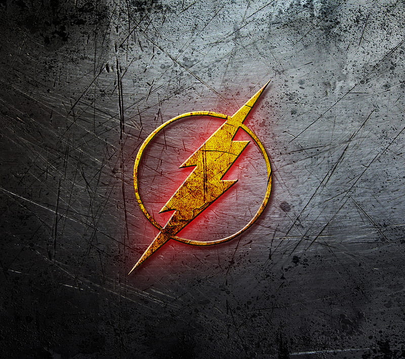 Crest The Flash, logo, the flash, HD wallpaper