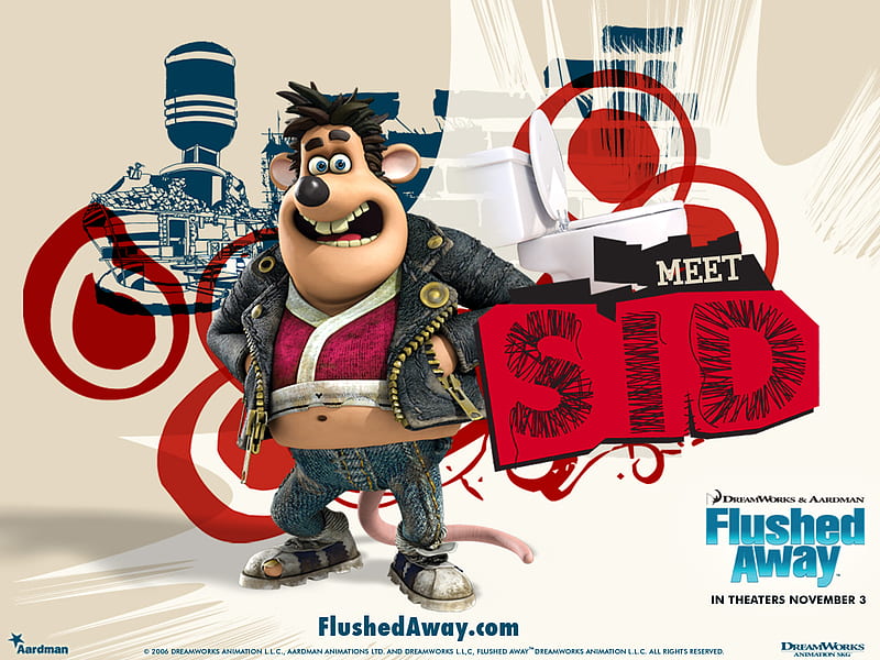 Meet SID - Flushed Away, animated, flushed away, cartoon, sid, meet sid, HD wallpaper