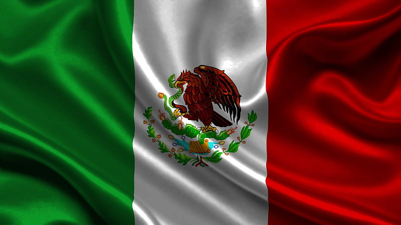 Mexico, symbol, texture, country, flag, HD wallpaper