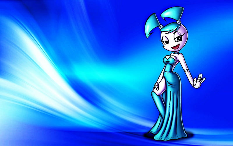 Fancy Dress Jenny, cute, Android, Cyborg, Cartoons, My Life as a Teenage Robot, Nickelodeon, Jenny Wakeman, HD wallpaper