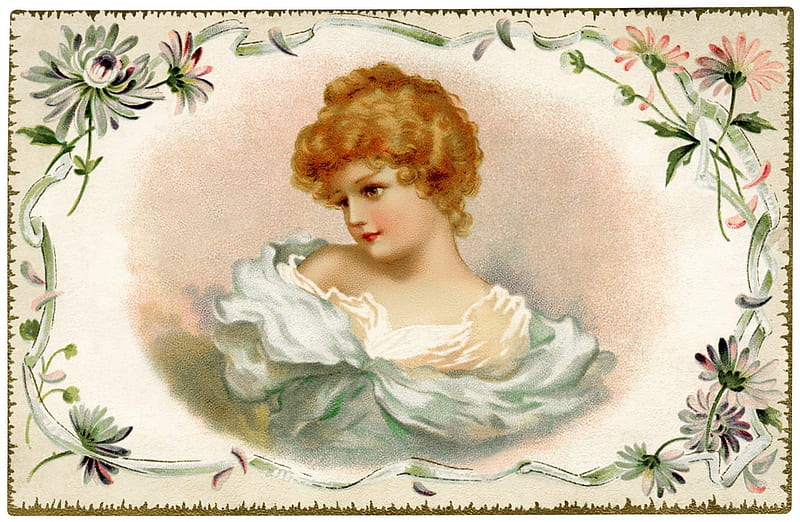 Victorian Greeting Card, Lady, Greetings, Stationery, desenho, Victorian, HD wallpaper