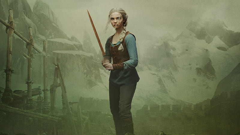 The Witcher Freya Allan Ciri Is Destined To Fight, the-witcher-season-2, the-witcher, tv-shows, freya-allan, HD wallpaper