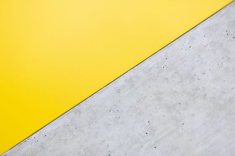 yellow wall, HD wallpaper