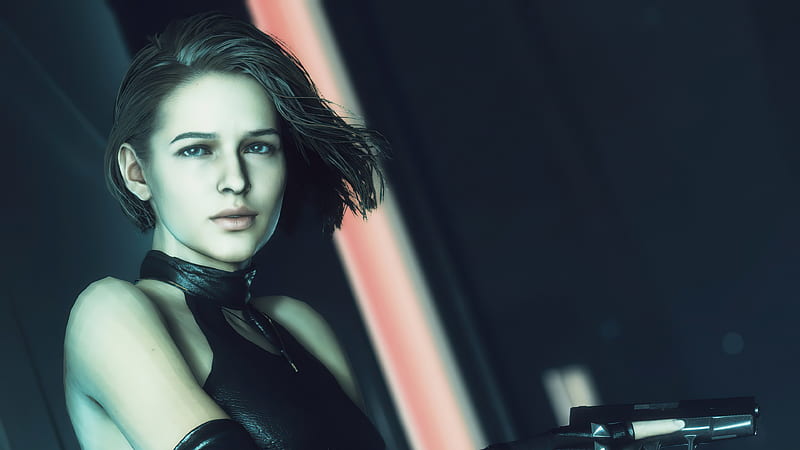 Jill Resident Evil With Gun , resident-evil-3, resident-evil, 2021-games, games, HD wallpaper
