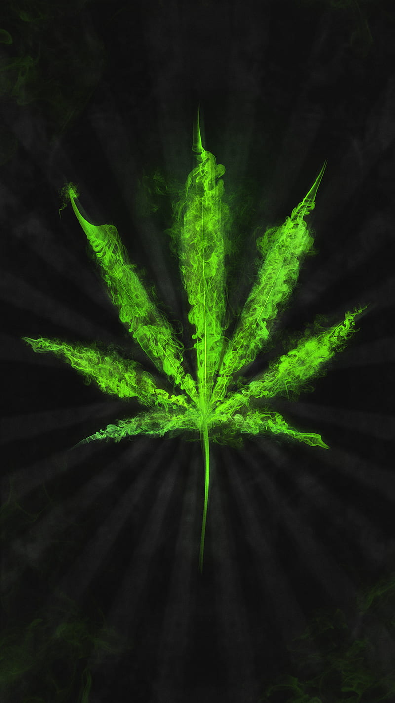 Smoke canna leaf, 420, cannabis, green, thc, trippy, HD phone wallpaper |  Peakpx