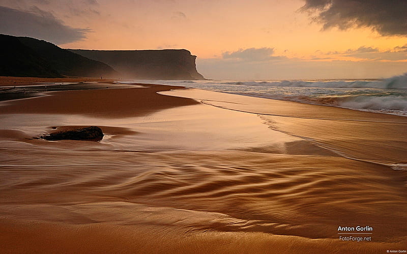 The Galileo Beach New South Wales Australia-natural landscape, HD wallpaper