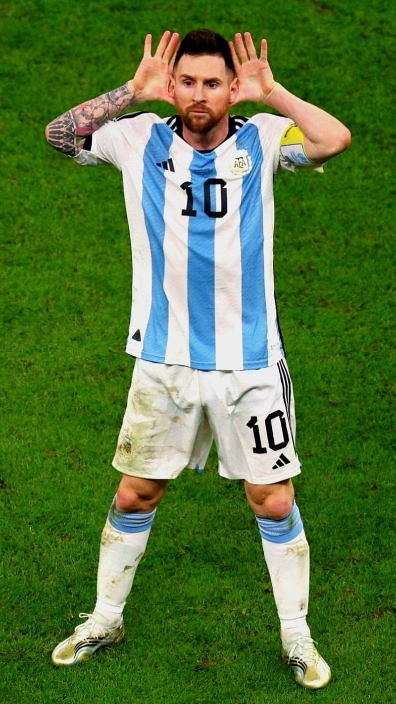 Messi , Celebration, sports, footballer, argentina, HD phone wallpaper