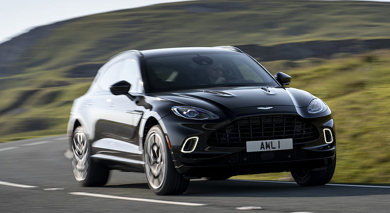 2021 Aston Martin DBX Onyx Black - Front Three-Quarter, car, HD ...