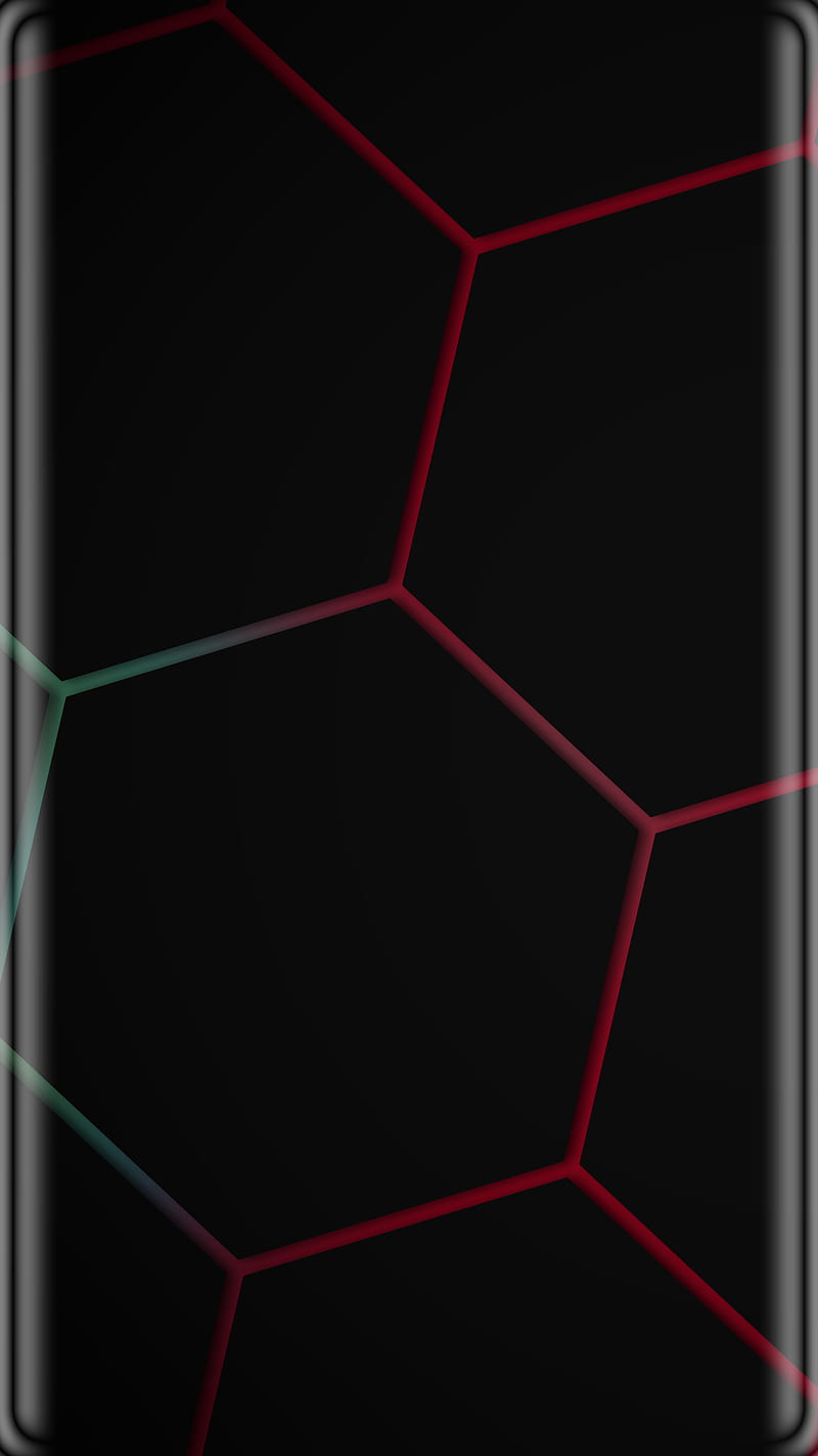 Abstract, black, edge, honey, red, s7, s7 edge, HD phone wallpaper