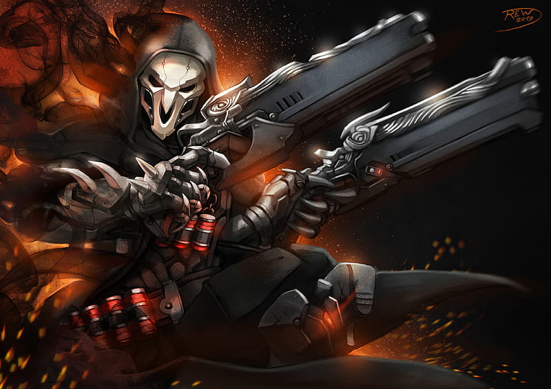 Reaper Overwatch Game, HD wallpaper
