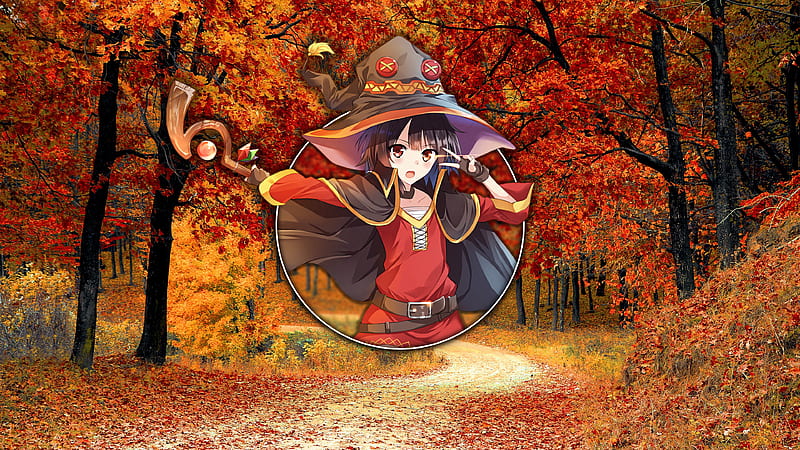 Anime, KonoSuba – God’s blessing on this wonderful world!!, Megumin (KonoSuba), HD wallpaper