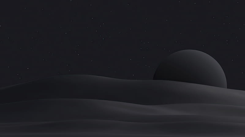 Dark Sunrise Mountains Minimal , dark, mountains, artist, artwork, digital-art, HD wallpaper