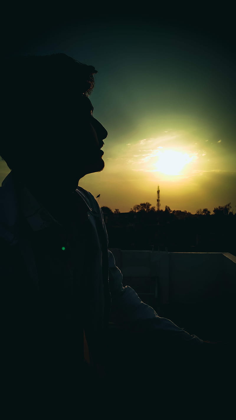 Sunset Cool Boy, boys, india, indian, road, sun, sunrise, HD phone wallpaper  | Peakpx