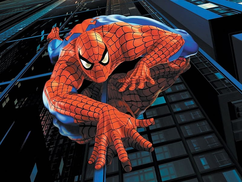 Spider Man, man, comic, spider, web, HD wallpaper