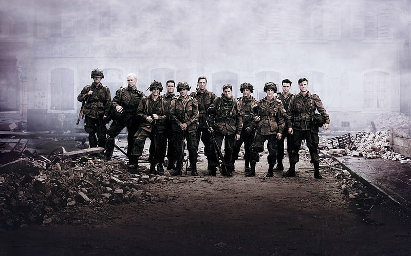 Band Of Brothers and Background, HD wallpaper
