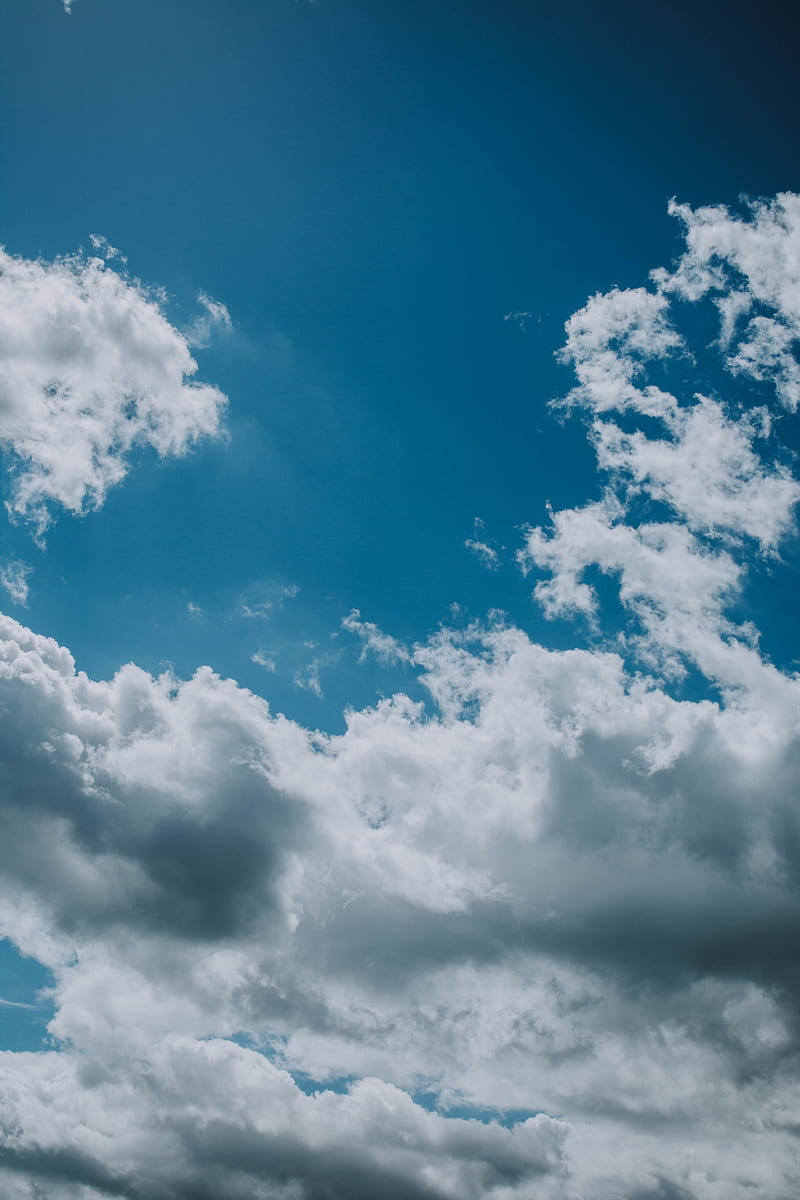 clouds, sky, cloudy, HD phone wallpaper