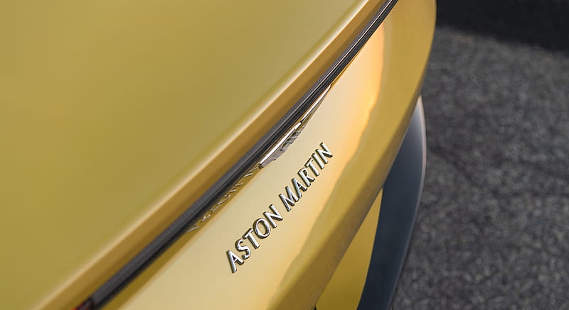 2021 Aston Martin Vantage Roadster (Color: Yellow Tang; US-Spec) - Detail , car, HD wallpaper