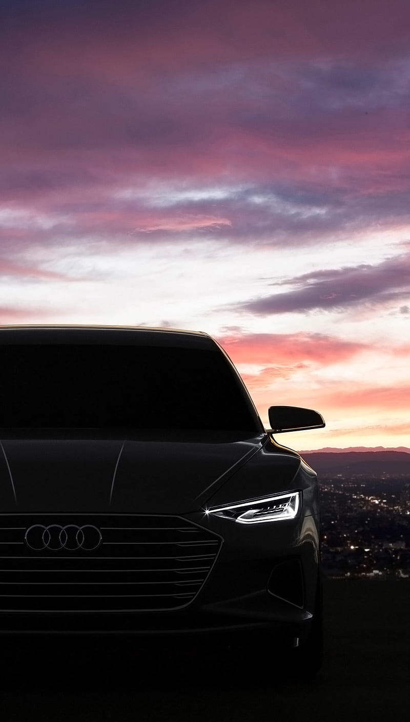 Audi, car, eye, night, HD phone wallpaper | Peakpx