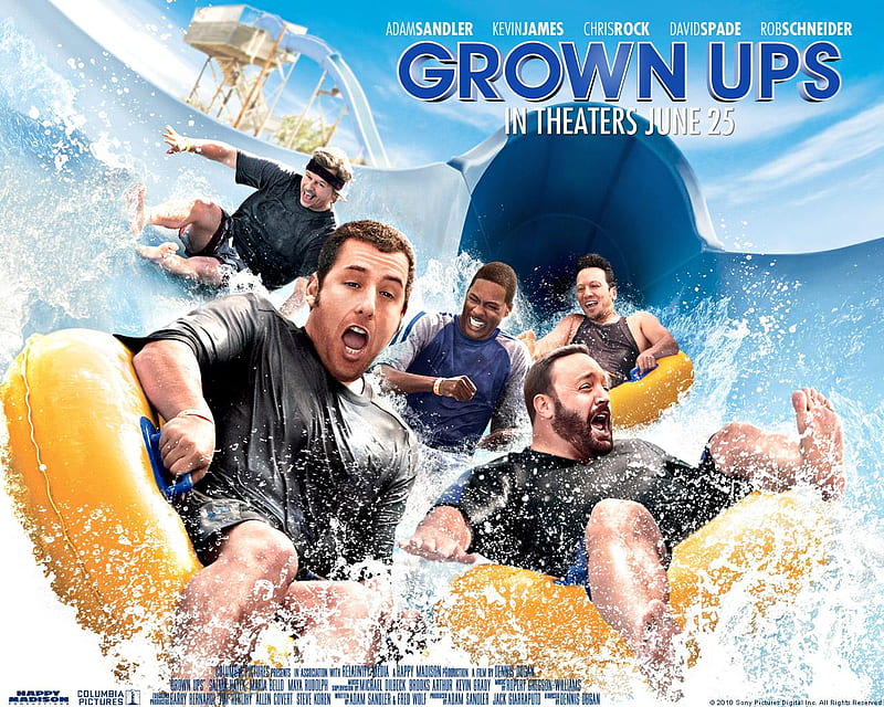 Grown Ups, sandler, comedy, movie, HD wallpaper | Peakpx
