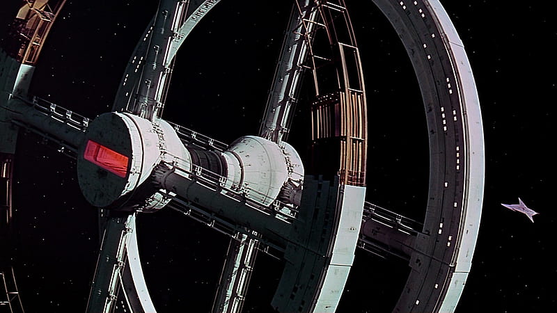 2001: A Space Odyssey space station, 2001, SF, Science Fiction, A Space Odyssey, Movie, Film, HD wallpaper