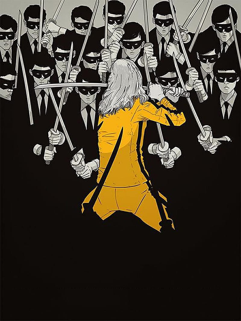 Kill Bill, espada, fight, filme, luta, movie, ninja, sword, HD phone wallpaper