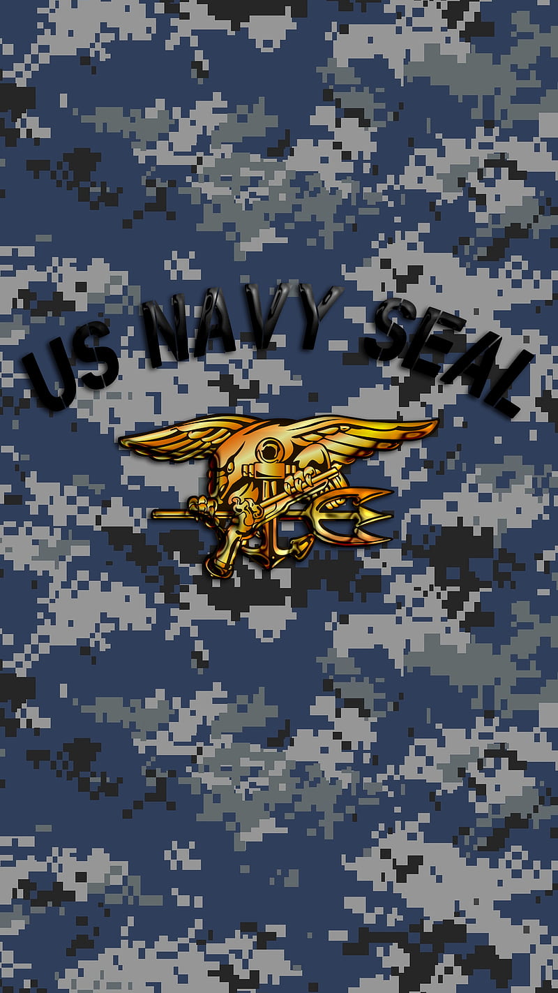 Navy SEAL, 929, camo, camouflage, forces, navy, operator, seal, special, specops, tactical, trident, us, HD phone wallpaper