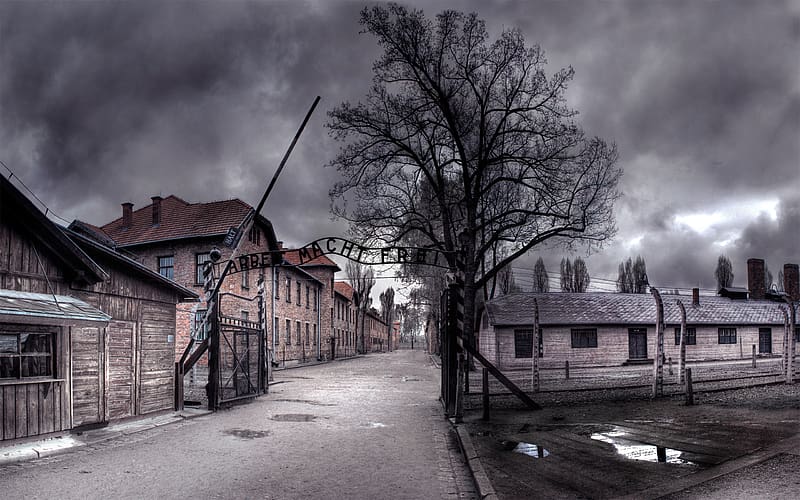 Building, , Auschwitz, Concentration Camp, HD wallpaper