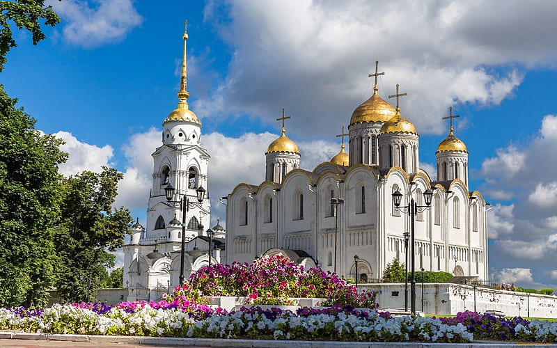 Orthodox Cathedral, architecture, cathedral, orthodox, Christianity, church, HD wallpaper