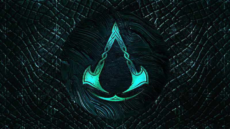 Logo of Assassin's Creed Valhalla, HD wallpaper